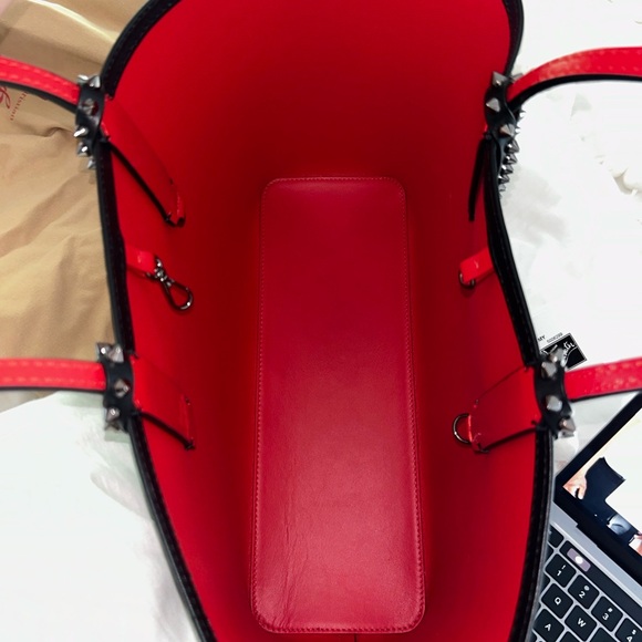 Rare Christian Louboutin walk a mile in my shoes Cabata small genuine - Picture 4 of 8